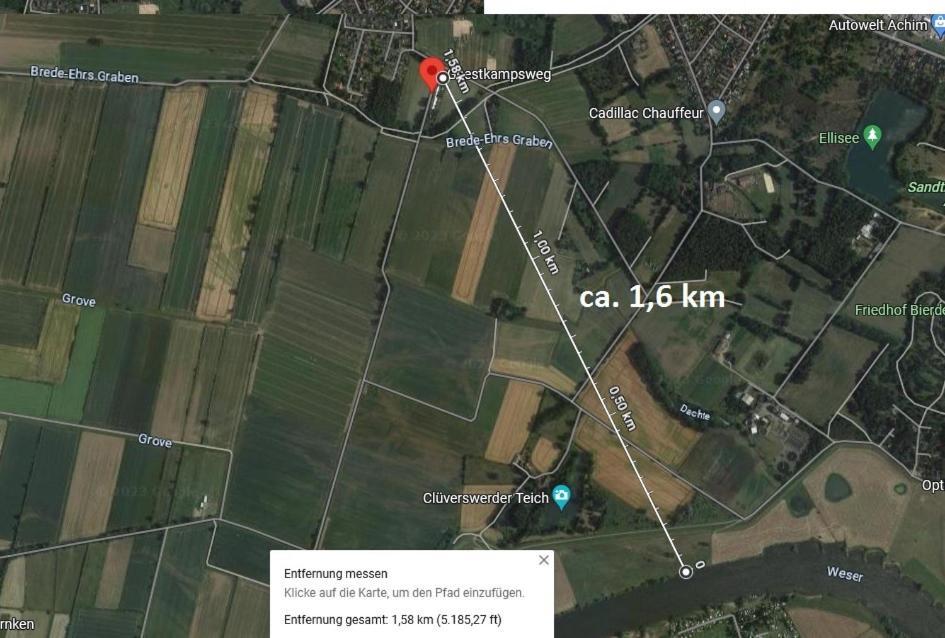 אכים Ferienwohnung Fuer 4 Personen In Bester Lage Ca. 15 Km Von Bremen City מראה חיצוני תמונה